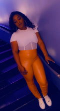 Load image into Gallery viewer, Caramel Stacked Pants - Mocha Stylez Boutique